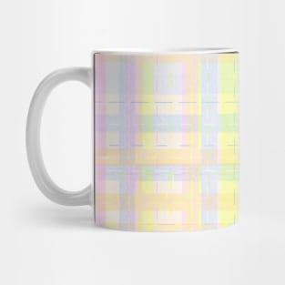 Bright Rainbow Plaid Pattern Mug